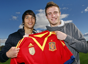 Saúl y Óliver debutaron con la Sub-21